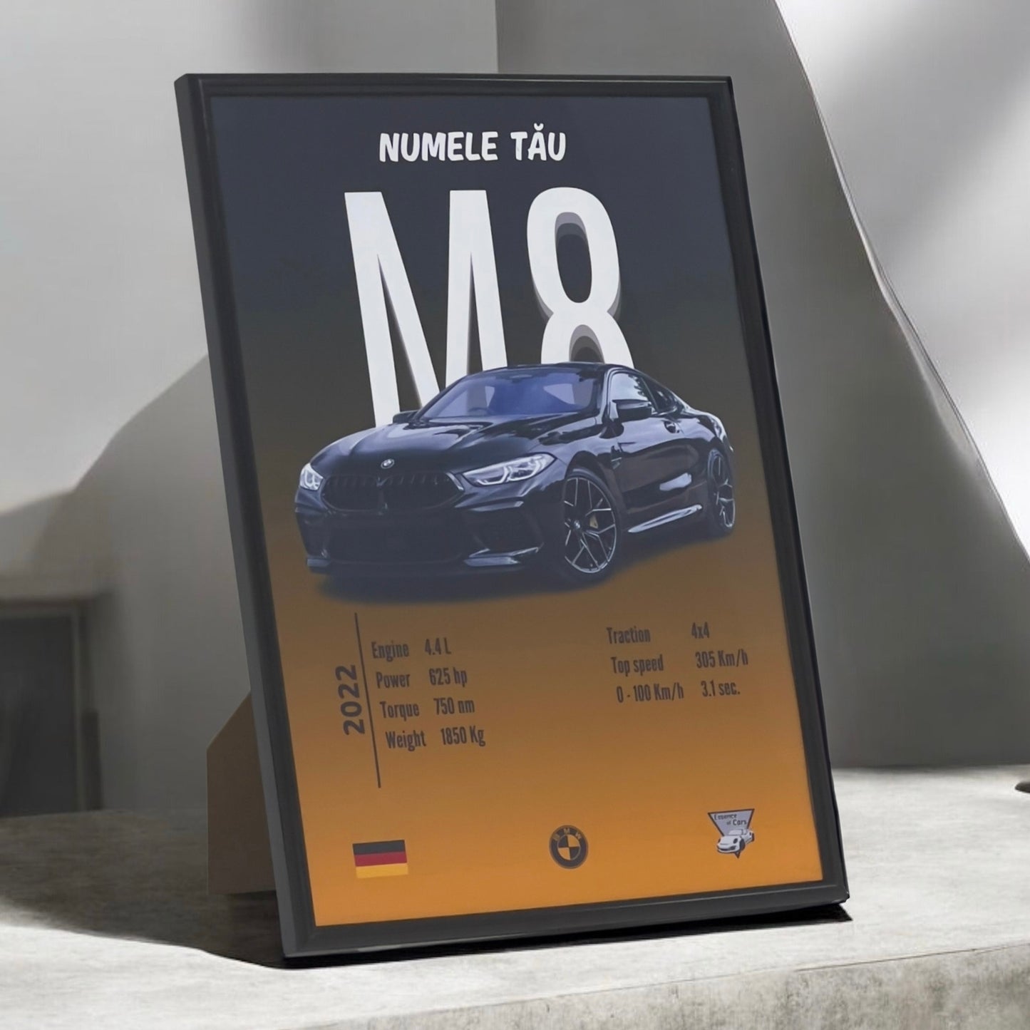 Tablou auto personalizat