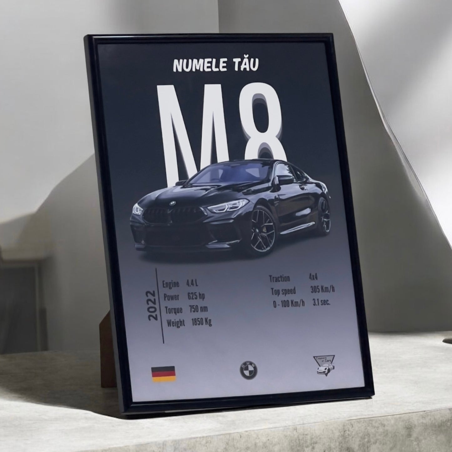 Tablou auto personalizat